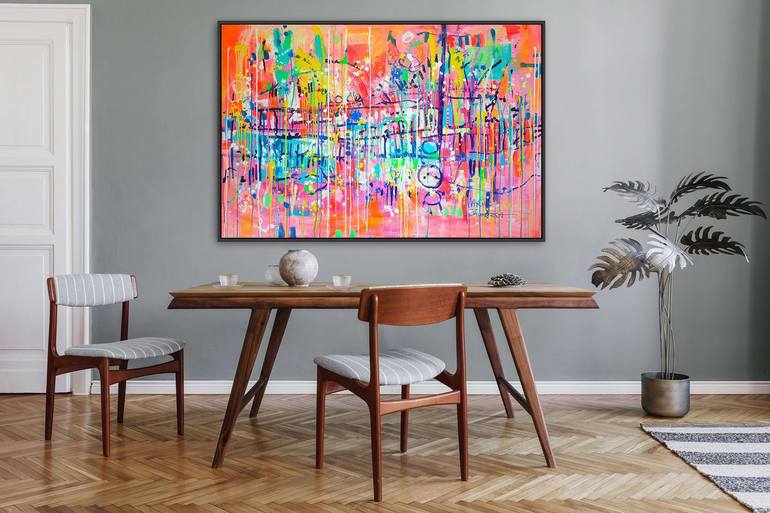 Original Abstract Painting by Marta Zawadzka