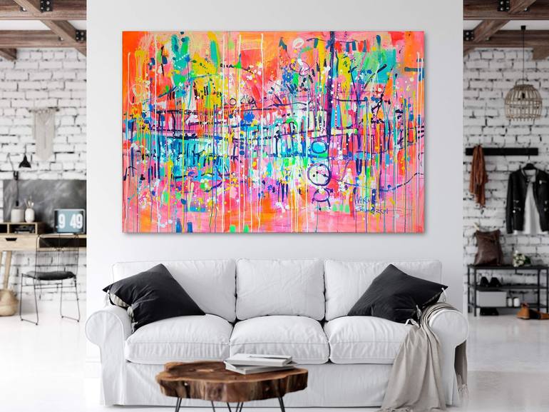 Original Abstract Painting by Marta Zawadzka