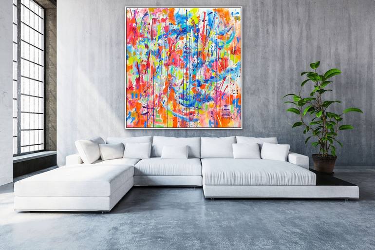 Original Abstract Painting by Marta Zawadzka