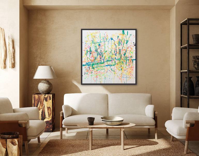 Original Expressionism Abstract Painting by Marta Zawadzka