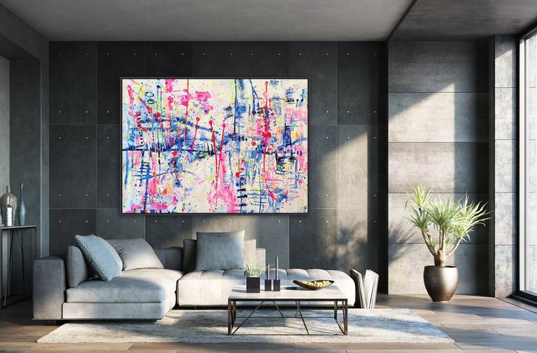 Original Expressionism Abstract Painting by Marta Zawadzka