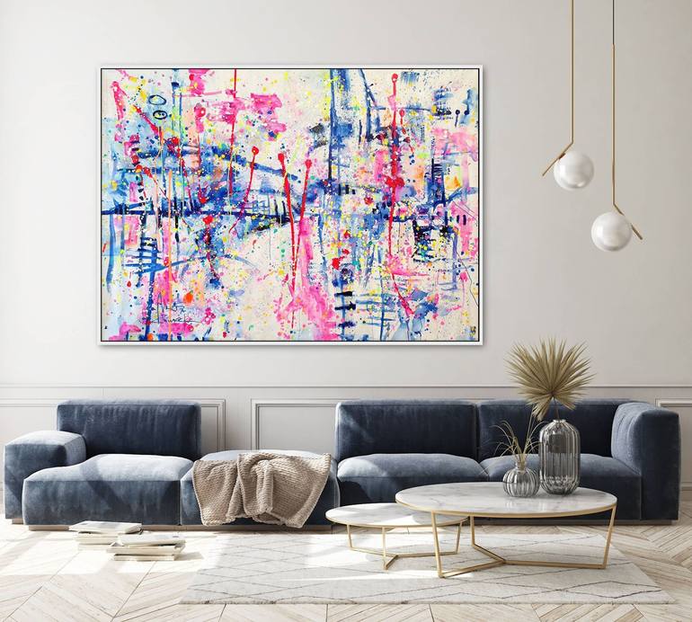 Original Expressionism Abstract Painting by Marta Zawadzka