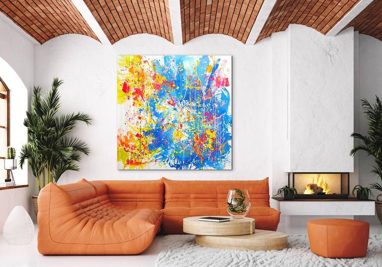 Original Abstract Painting by Marta Zawadzka