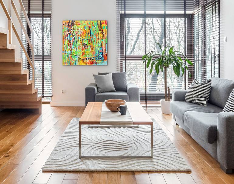 Original Abstract Landscape Painting by Marta Zawadzka