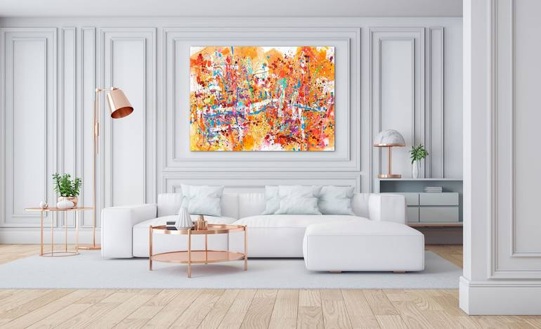 Original Expressionism Abstract Painting by Marta Zawadzka