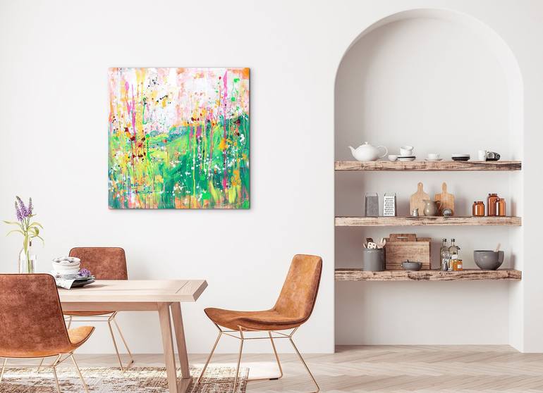 Original Abstract Landscape Painting by Marta Zawadzka