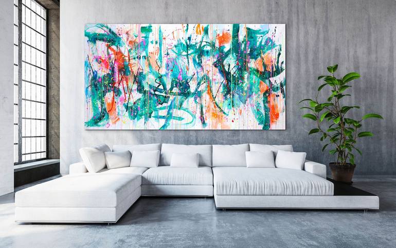 Original Abstract Landscape Painting by Marta Zawadzka