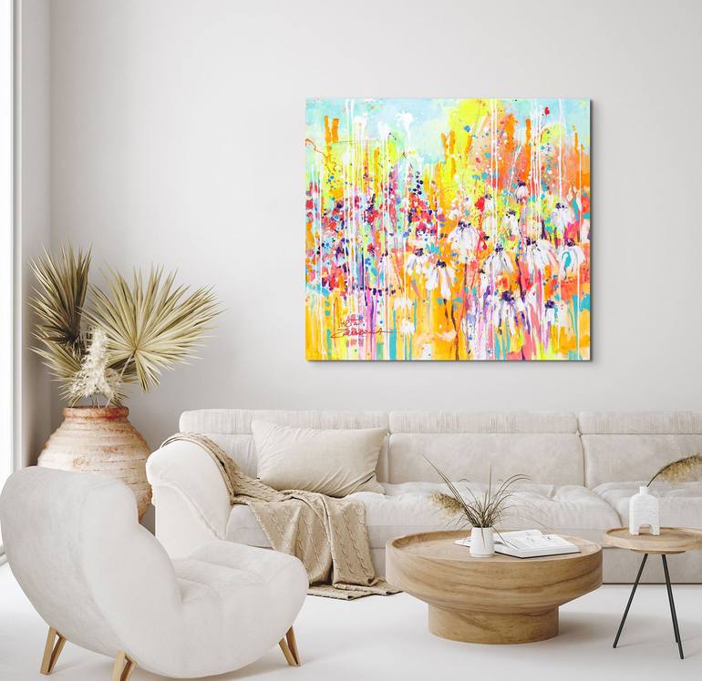 Original Abstract Landscape Painting by Marta Zawadzka