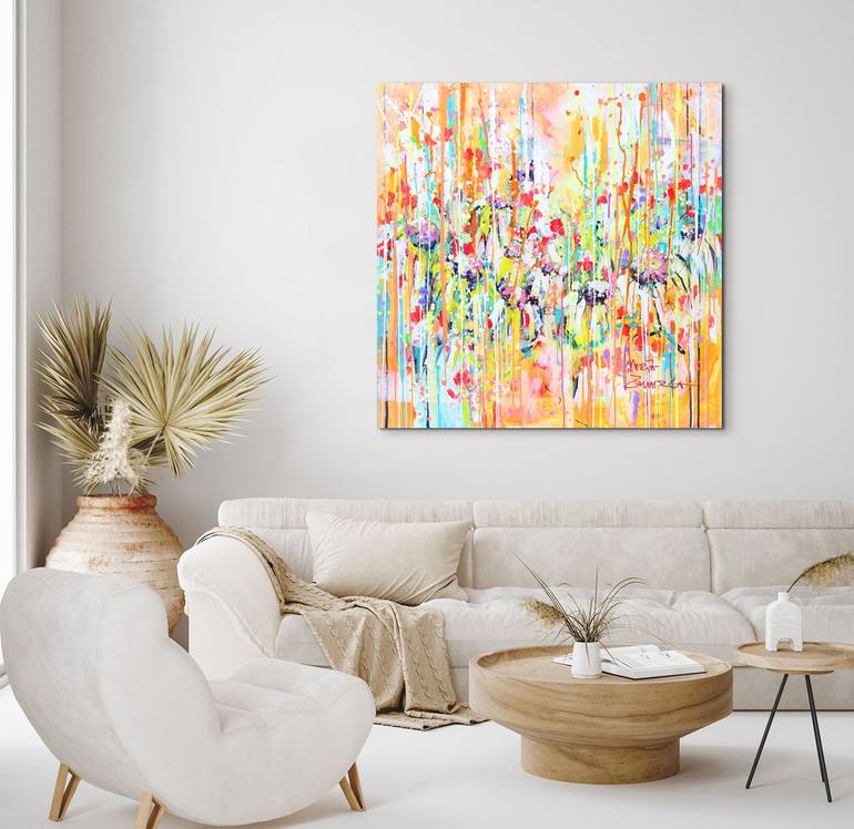 Original Abstract Landscape Painting by Marta Zawadzka