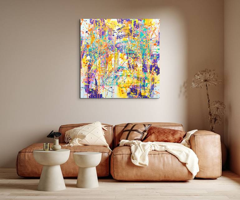 Original Abstract Painting by Marta Zawadzka