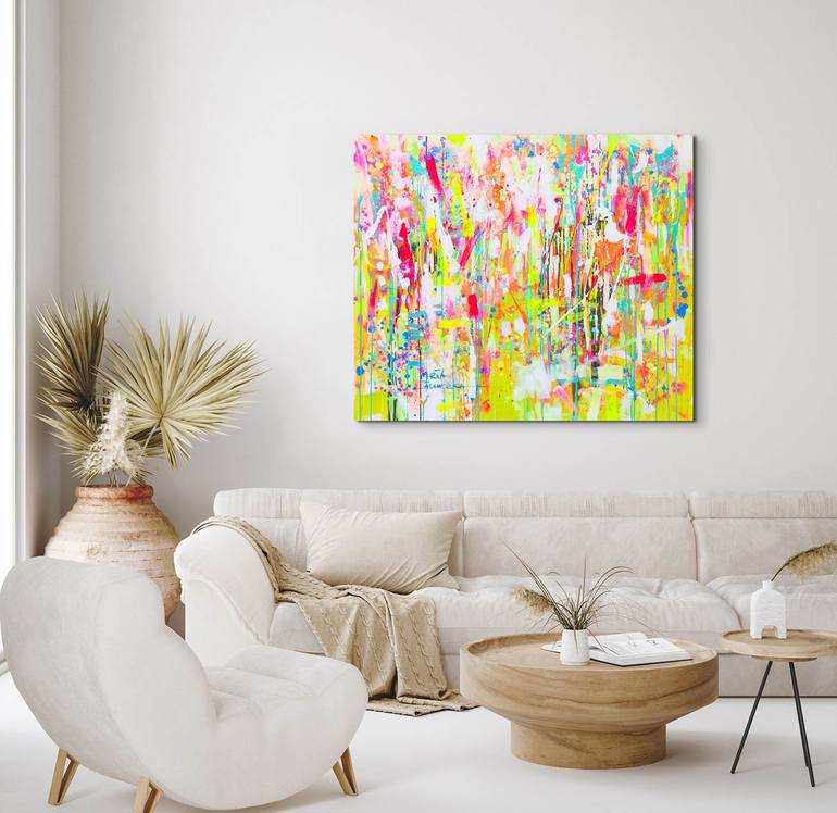 Original Abstract Landscape Painting by Marta Zawadzka