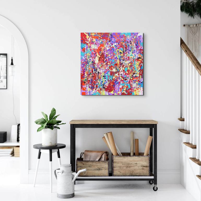 Original Abstract Painting by Marta Zawadzka