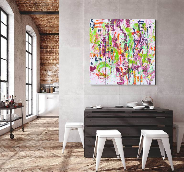 Original Abstract Painting by Marta Zawadzka