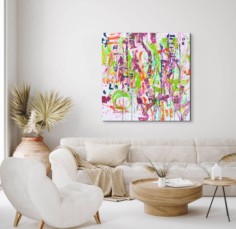 Original Abstract Painting by Marta Zawadzka