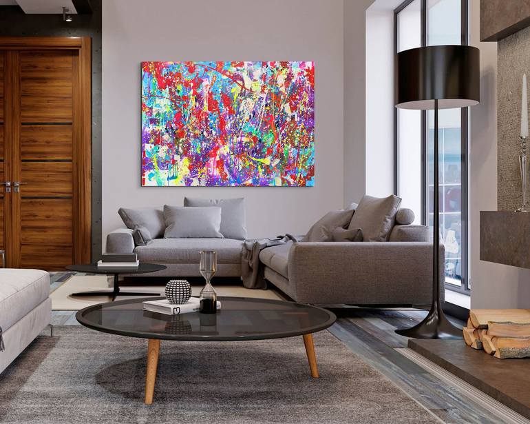 Original Abstract Painting by Marta Zawadzka