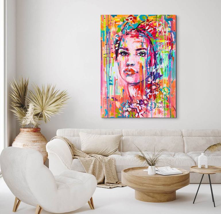 Original Women Painting by Marta Zawadzka