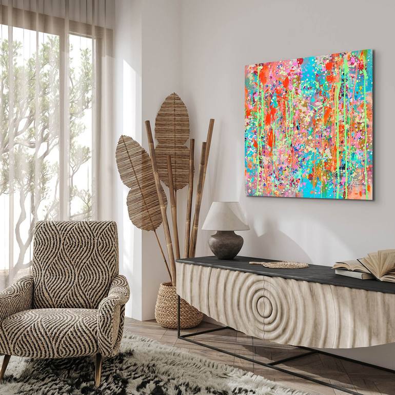 Original Abstract Painting by Marta Zawadzka