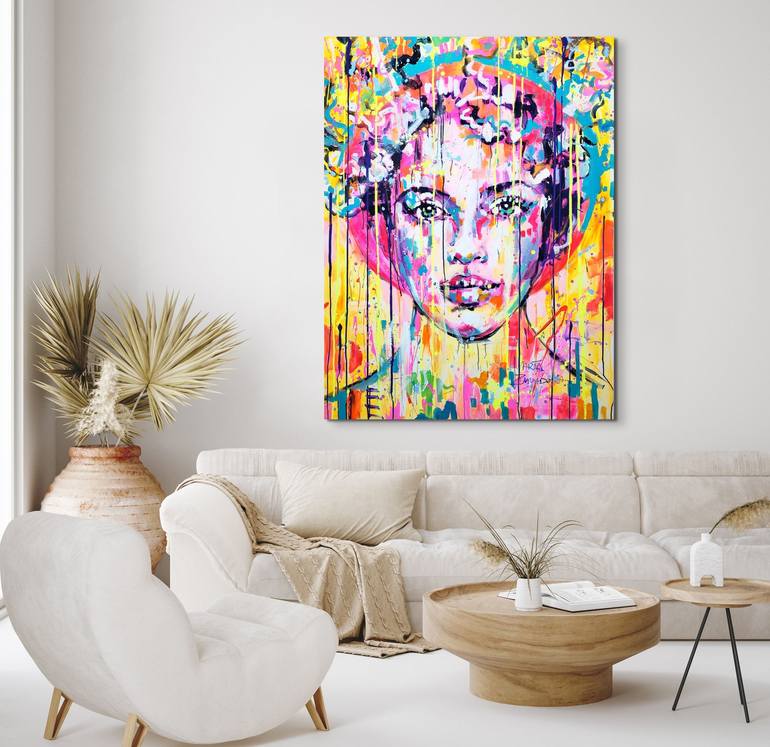 Original Women Painting by Marta Zawadzka