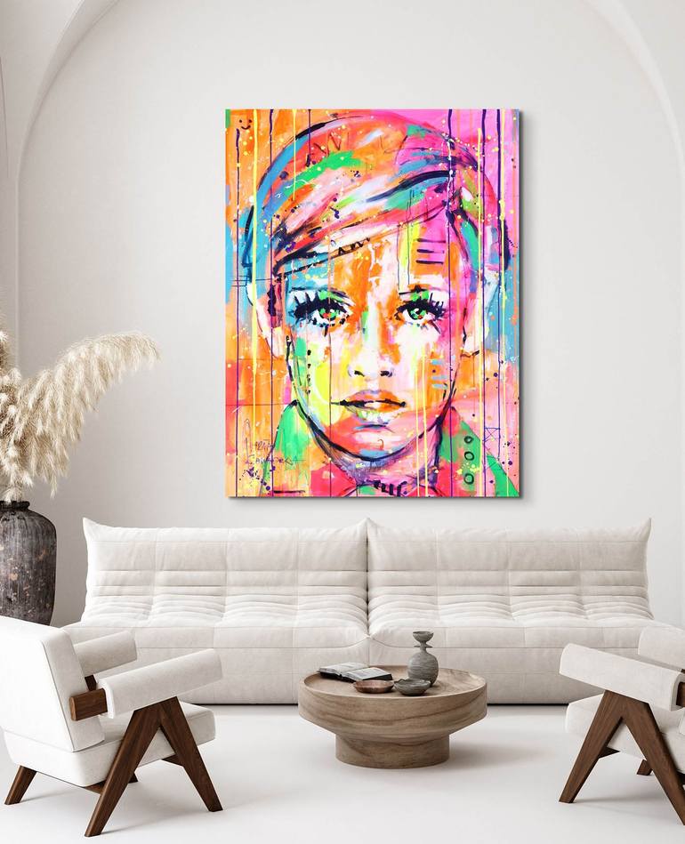 Original Pop Culture/Celebrity Painting by Marta Zawadzka