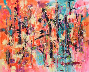 Original Abstract Expressionism Abstract Paintings by Marta Zawadzka