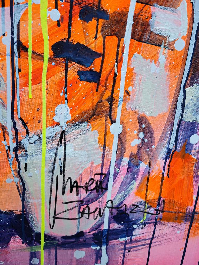 Original Abstract Pop Culture/Celebrity Painting by Marta Zawadzka