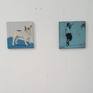 On the wall of the studio