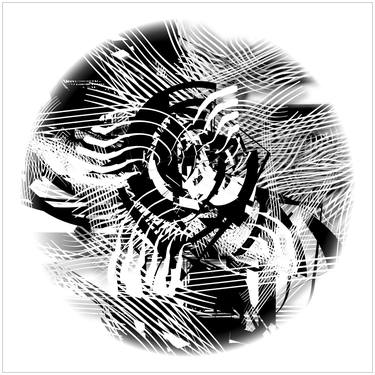Original Abstract Expressionism Geometric Digital by Ton Van Velsen
