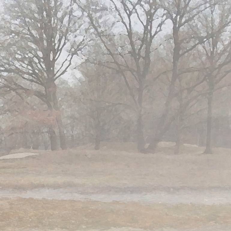 Original Conceptual Landscape Mixed Media by Ton Van Velsen