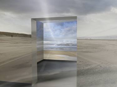 Print of Conceptual Beach Digital by Ton van Velsen