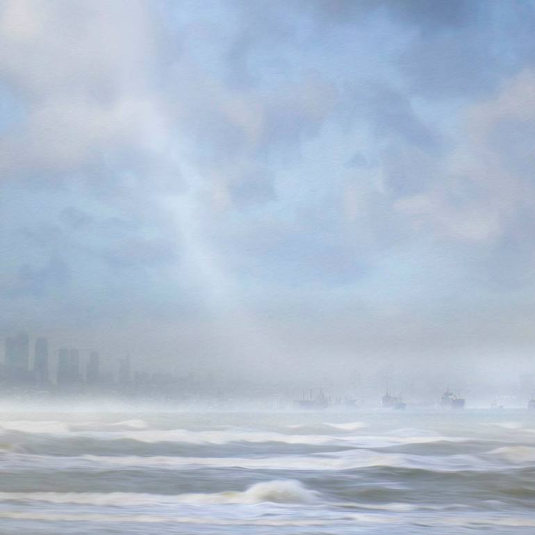 Original Abstract Expressionism Beach Digital by Ton Van Velsen