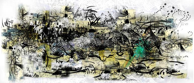 Original Conceptual Abstract Digital by Ton van Velsen