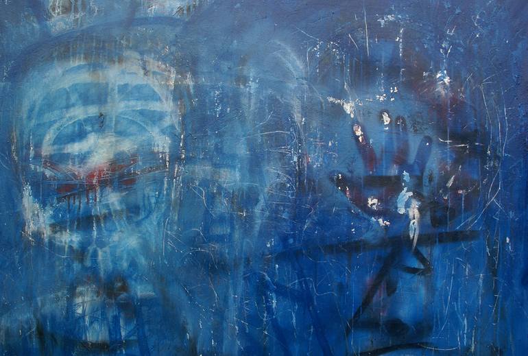 Original Abstract Expressionism Pop Culture/Celebrity Painting by Piotr Ambroziak