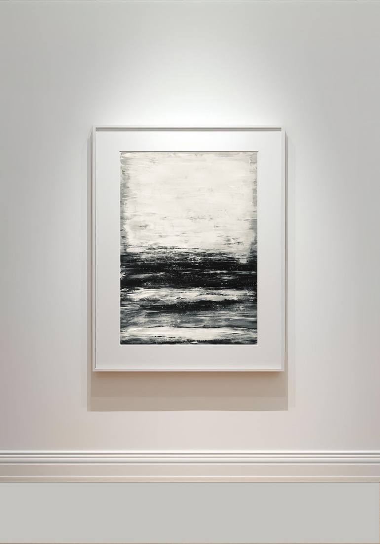 Original Minimalism Abstract Painting by Vera Hruba
