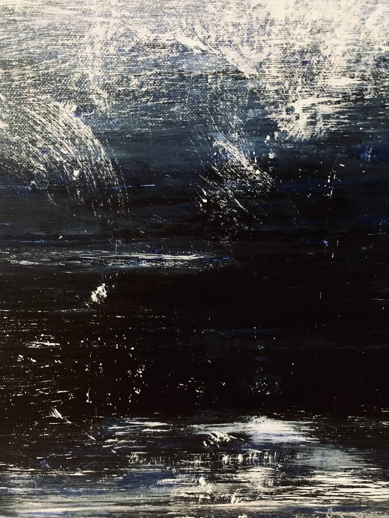 Original Abstract Expressionism Abstract Painting by Vera Hruba