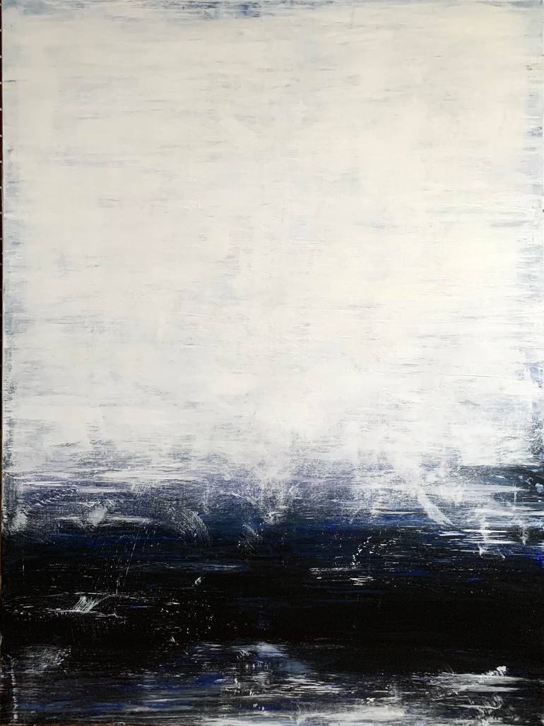 Original Abstract Expressionism Abstract Painting by Vera Hruba
