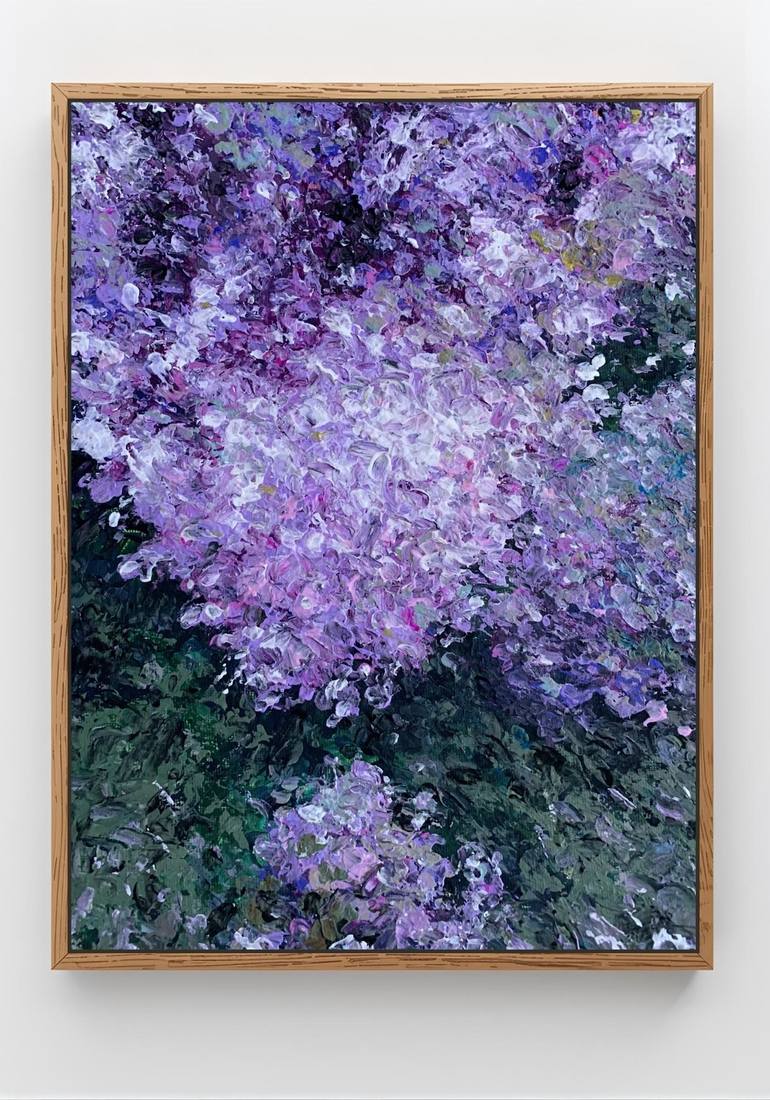 Original Impressionism Abstract Painting by Vera Hruba