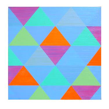 Original Abstract Geometric Paintings by Amy van Helden