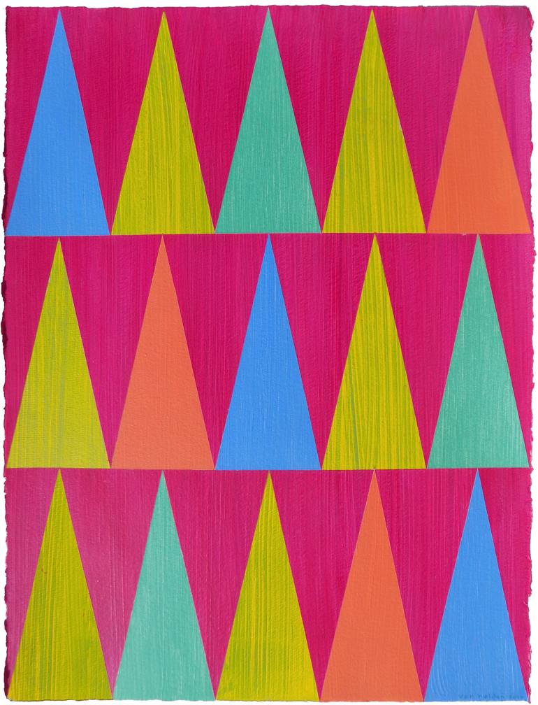 Print of Abstract Geometric Paintings by Amy Van Helden