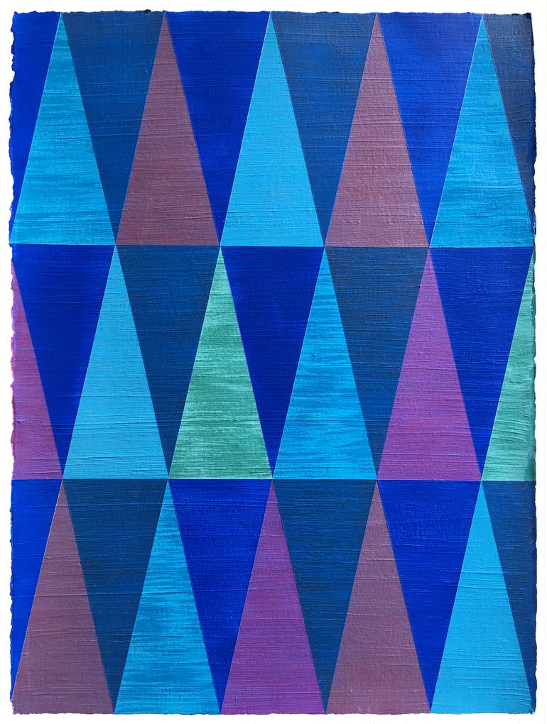 Print of Abstract Geometric Paintings by Amy Van Helden