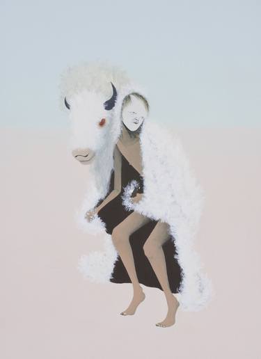 Print of Surrealism Nude Paintings by Hiroyuki Nakamura