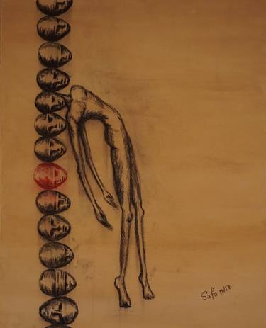 Original Abstract Body Paintings by Safa Rubaye