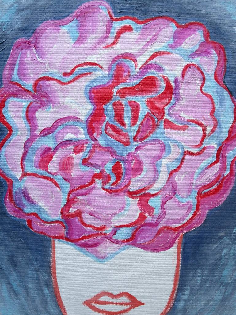 Original Contemporary People Painting by Agnieszka   Praxmayer