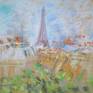 Eiffel Tower and roofs of Paris by Ag Praxmayer