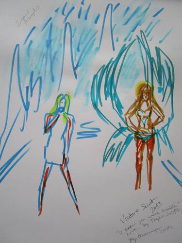 Victoria Secret Fashion Show 2013 and Taylor Swift Live_Sketch 7 thumb