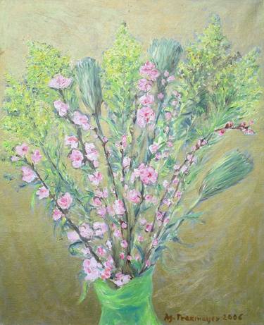 Original Floral Painting by Agnieszka   Praxmayer