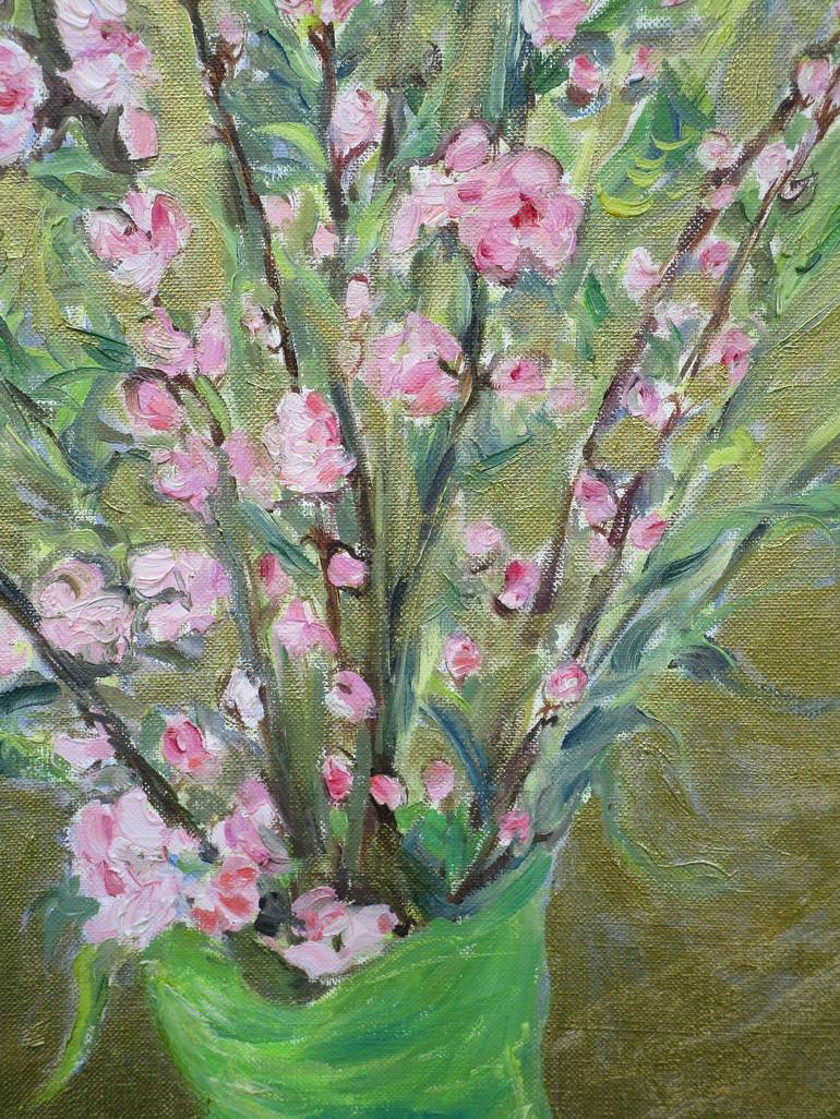 Original Floral Painting by Agnieszka   Praxmayer