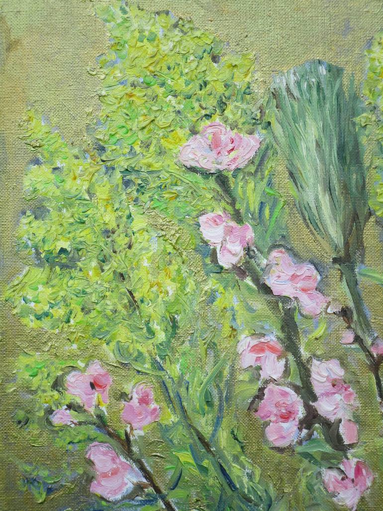 Original Floral Painting by Agnieszka   Praxmayer