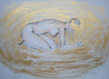 Original Figurative Nude Drawings by Agnieszka   Praxmayer