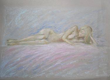 Original Figurative Nude Drawings by Agnieszka   Praxmayer