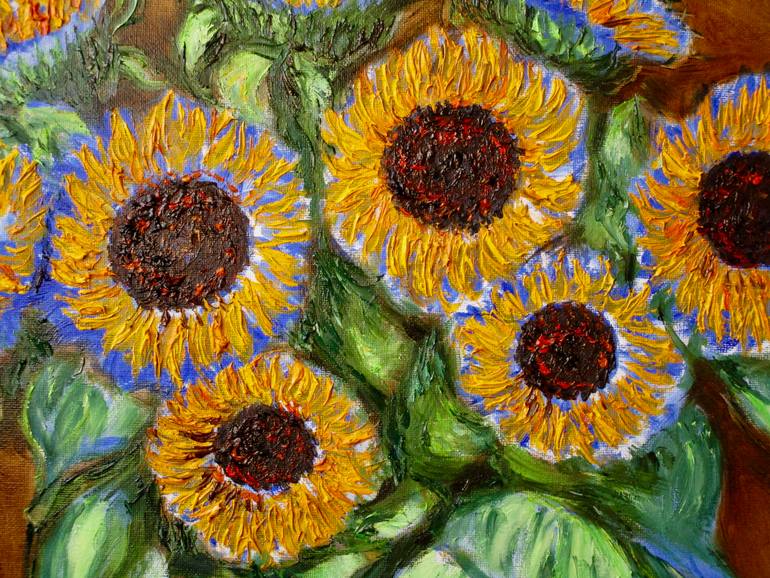 Original Contemporary Floral Painting by Agnieszka   Praxmayer